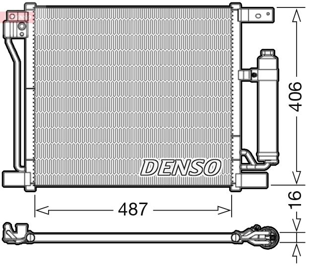 Kondensatorius, oro kondicionierius DENSO DCN46021