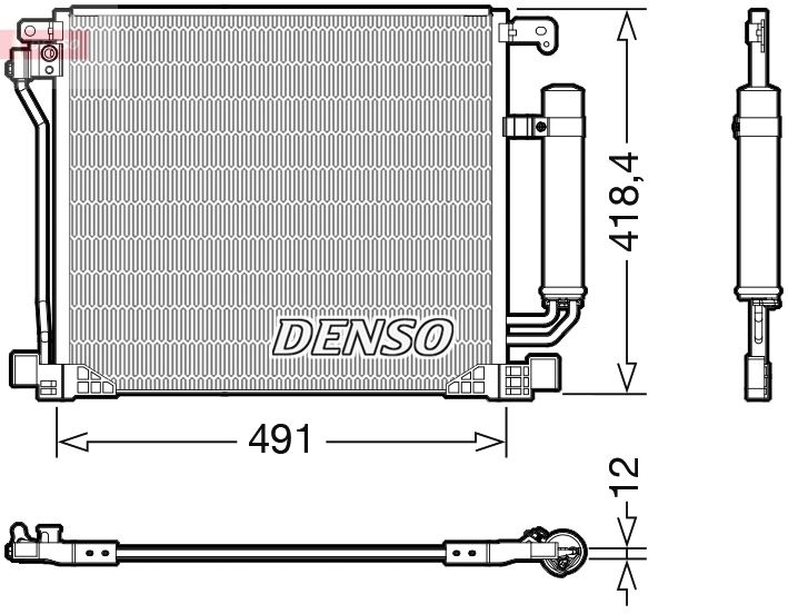 Kondensatorius, oro kondicionierius DENSO DCN46025