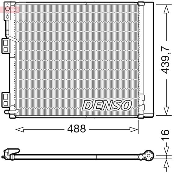 Kondensatorius, oro kondicionierius DENSO DCN46028