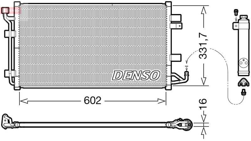 Kondensatorius, oro kondicionierius DENSO DCN46035