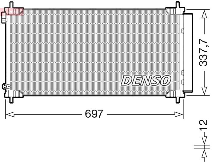 Kondensatorius, oro kondicionierius DENSO DCN50120