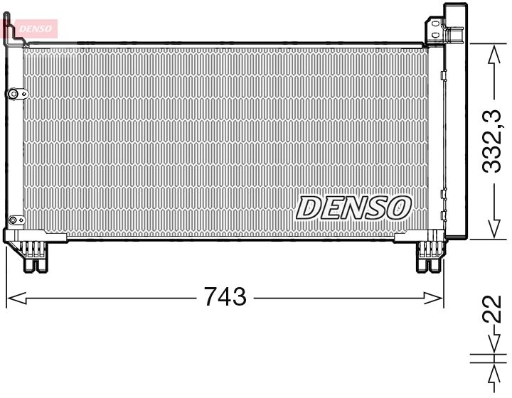 Kondensatorius, oro kondicionierius DENSO DCN51014