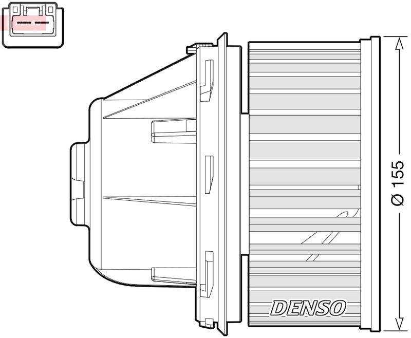 Vidaus pūtiklis DENSO DEA10053