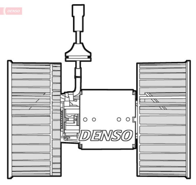 Interior Blower DENSO DEA12002