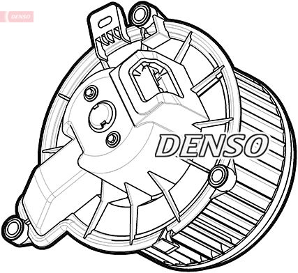 Ventoinha interior DENSO DEA12007