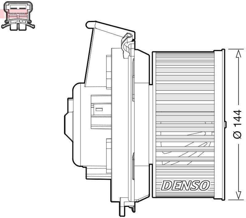 Vidaus pūtiklis DENSO DEA21013