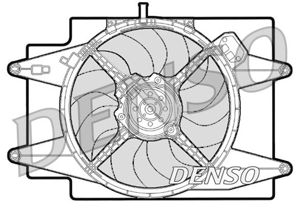 Ventiliatorius, radiatoriaus DENSO DER01001