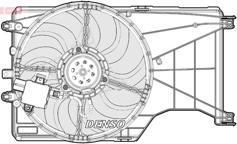 Ventiliatorius, radiatoriaus DENSO DER20001