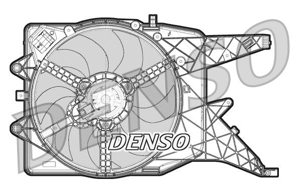 Ventiliatorius, radiatoriaus DENSO DER20011