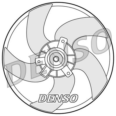 Вентилятор, система охолодження двигуна DENSO DER21011