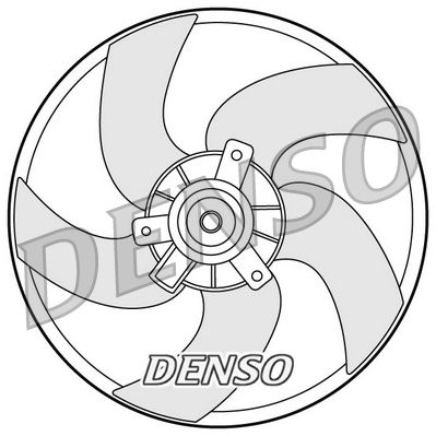 Ventiliatorius, radiatoriaus DENSO DER21011