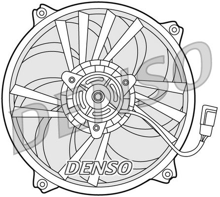 Ventiliatorius, radiatoriaus DENSO DER21015