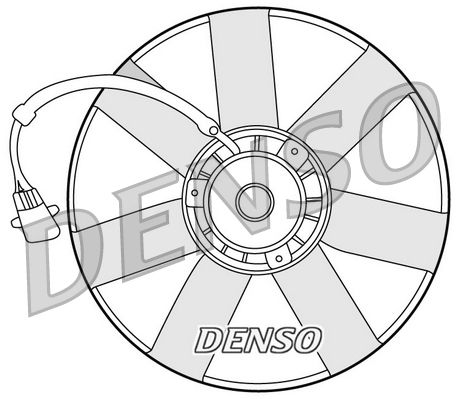 Ventiliatorius, radiatoriaus DENSO DER32002