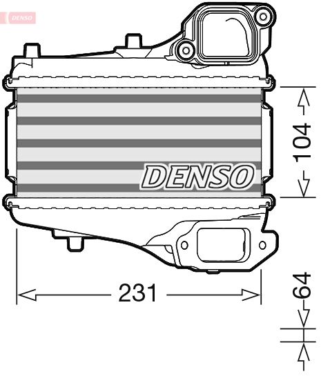 Charge Air Cooler DENSO DIT40001