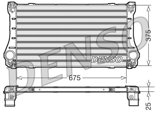 Charge Air Cooler DENSO DIT50006