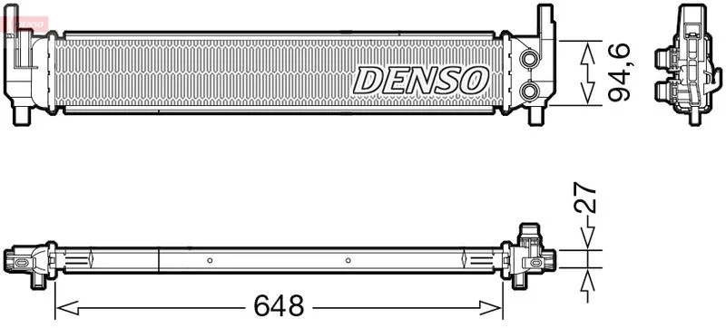 Radiatorius, variklio aušinimas DENSO DRM02042