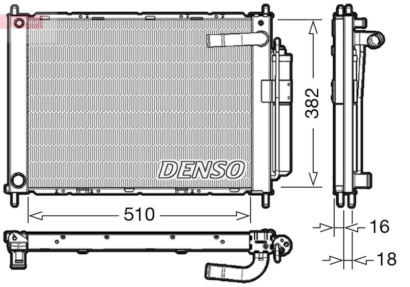 Aušintuvo modulis DENSO DRM46101