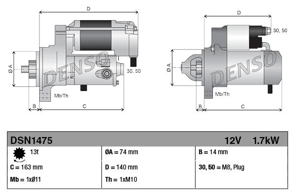 Starter DENSO DSN1475