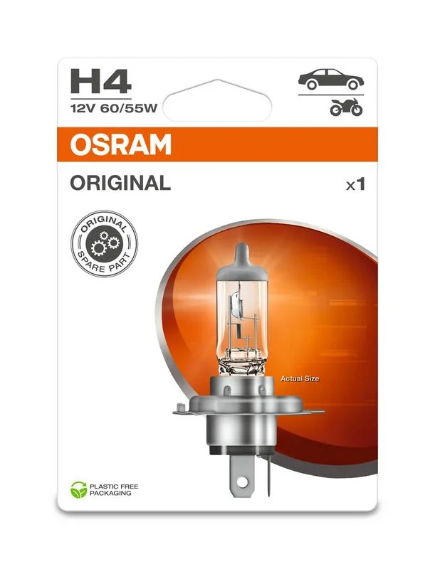 Bulb, high beam headlight ams-OSRAM 64193-1BL