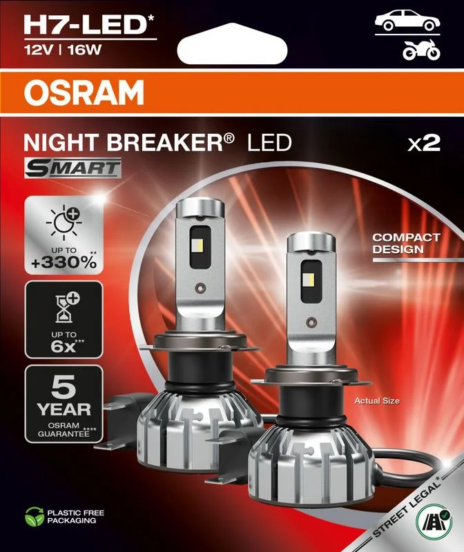 Bulb, high beam headlight OSRAM 64210DWNBSM-2HB