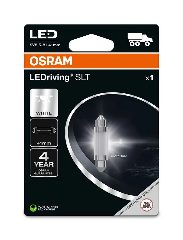 Lemputė, valstybinio numerio apšvietimas ams-OSRAM 6421DWP-1BL