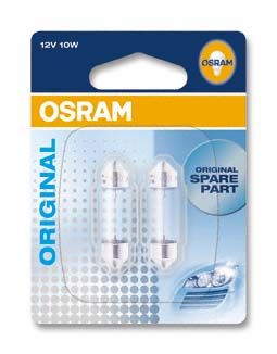 Лампа розжарювання, світильник салону ams-OSRAM 6411-02B