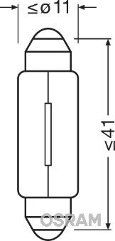 Bulb, interior light ams-OSRAM 6421