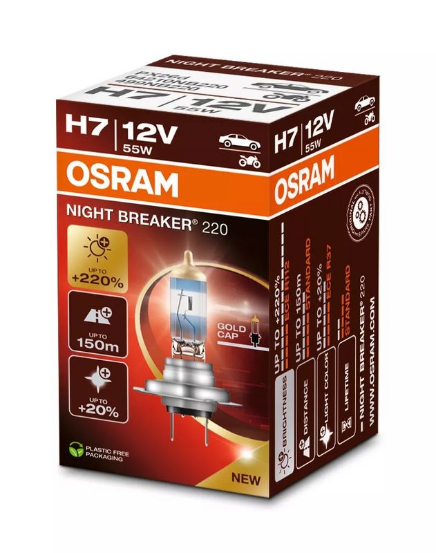 Лампа розжарювання, фара дальнього світла ams-OSRAM 64210NB220