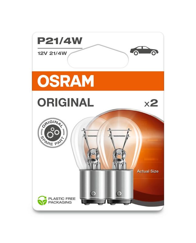 Lemputė, stabdžių / galinės šviesos ams-OSRAM 7225-2BL