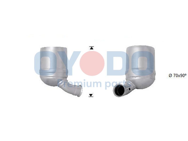 Soot/Particulate Filter, exhaust system Oyodo 20N0012-OYO
