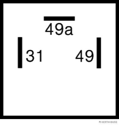 Posūkio rodiklio pertraukiklis Herth+Buss Elparts 75605148