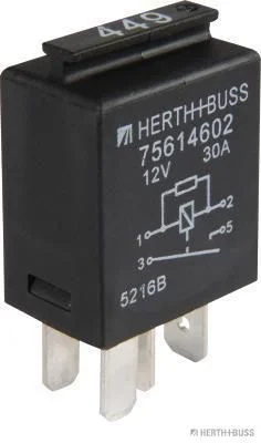 Реле, робочий струм Herth+Buss Elparts 75614602