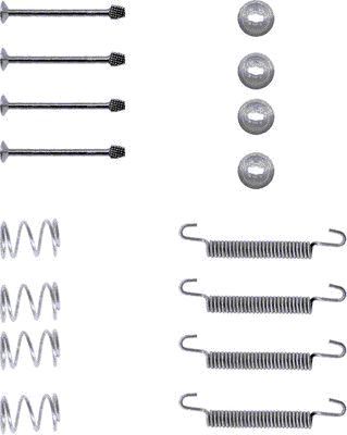 Accessory Kit, parking brake shoes MINTEX MBA711