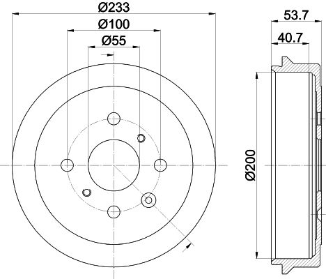 Brake Drum MINTEX MBD303