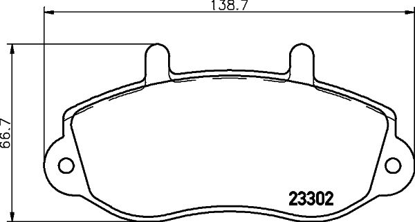 Brake Pad Set, disc brake MINTEX MDB1993