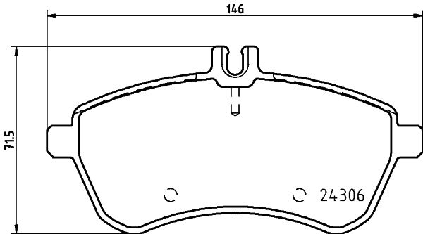 Brake Pad Set, disc brake MINTEX MDB2830