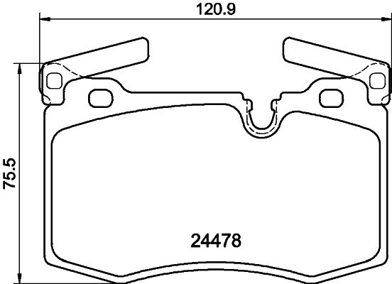 Brake Pad Set, disc brake MINTEX MDB2982