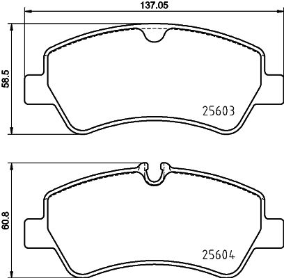 Brake Pad Set, disc brake MINTEX MDB3912