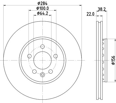 Brake Disc MINTEX MDC1067