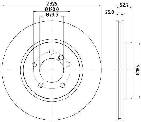 Brake Disc MINTEX MDC1403C