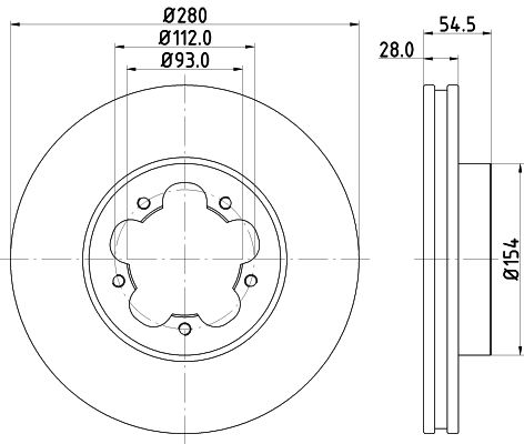 Brake Disc MINTEX MDC1759C