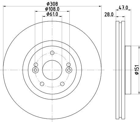 Brake Disc MINTEX MDC1774