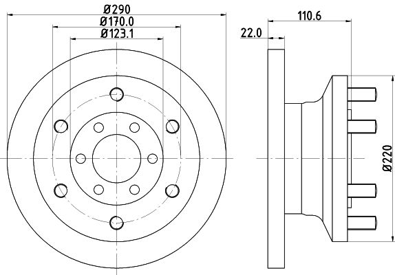 Brake Disc MINTEX MDC1896