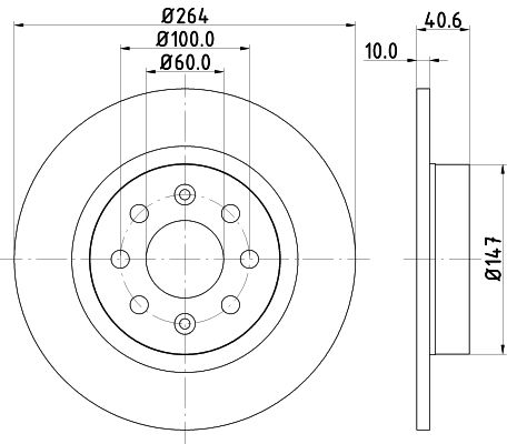 Brake Disc MINTEX MDC1903