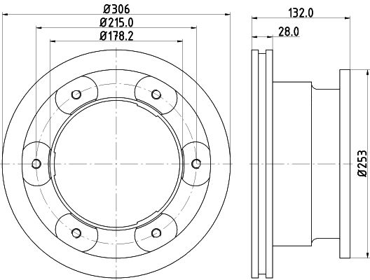 Brake Disc MINTEX MDC1934