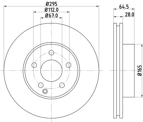 Brake Disc MINTEX MDC2014C