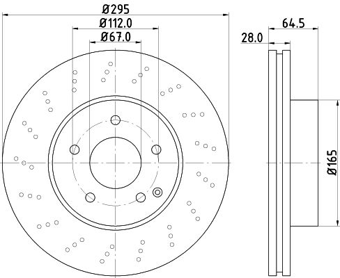 Brake Disc MINTEX MDC2214