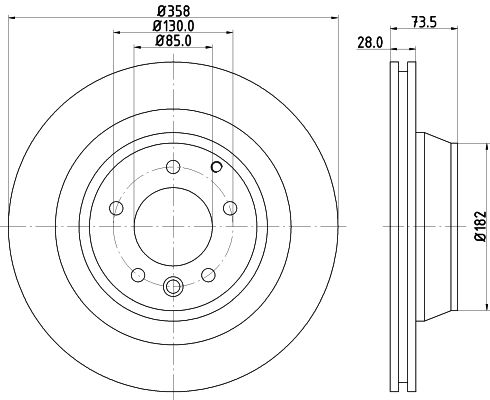 Brake Disc MINTEX MDC2229