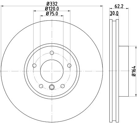 Brake Disc MINTEX MDC2329