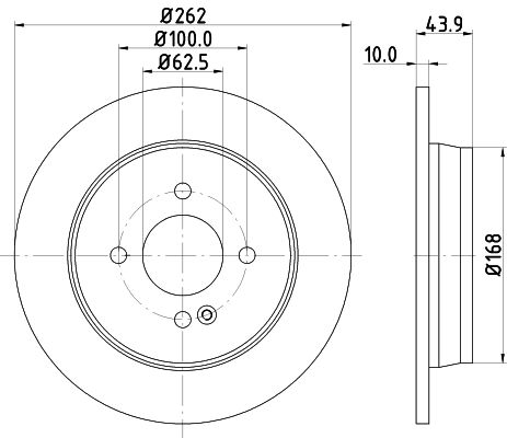 Brake Disc MINTEX MDC2382